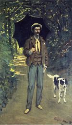 Виктор Жакемон с зонтом 1865